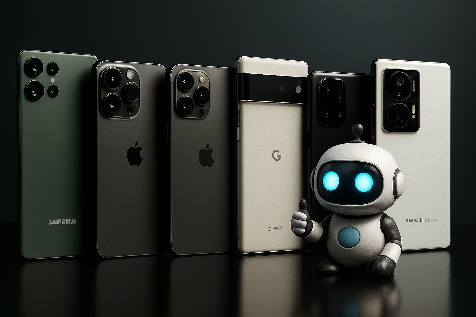 Meilleurs smartphones +800€ 2025: Top modèles premium