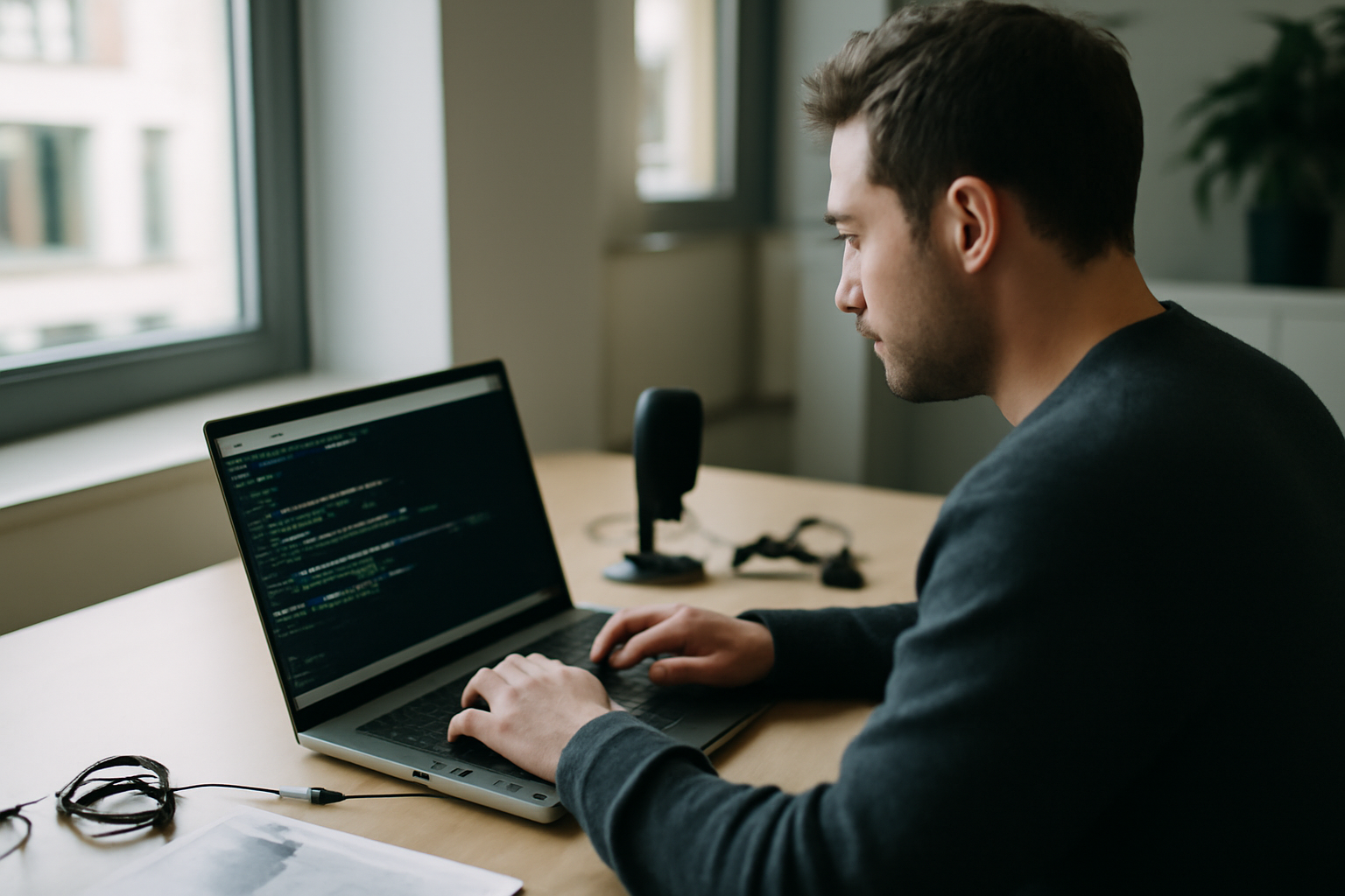 applio conversion vocale IA sur PC avec GPU, écran terminal et fichiers audio