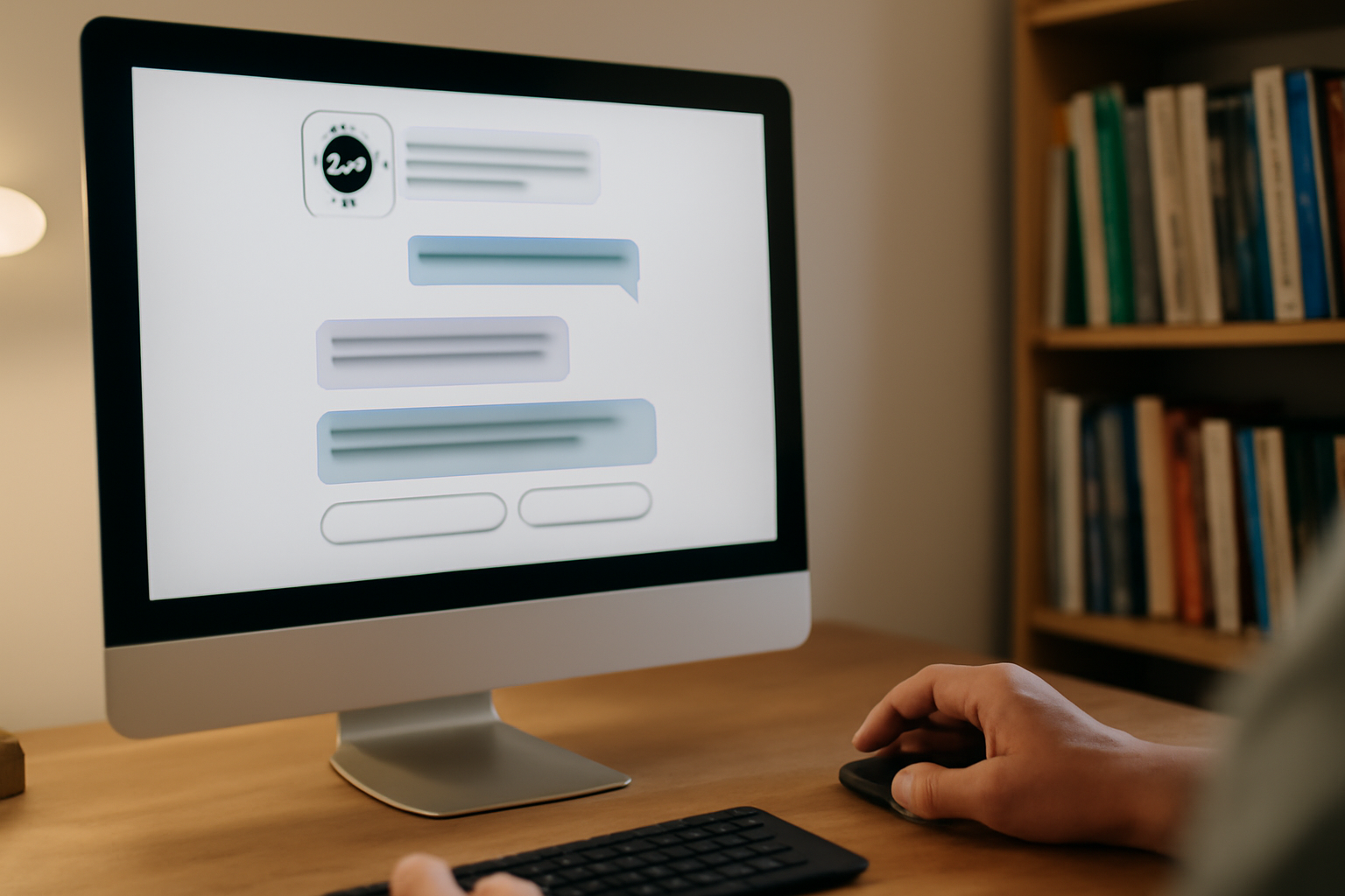 capture réaliste d’un chatbot pédagogique dans mizou avec étapes d’apprentissage et questions de quiz