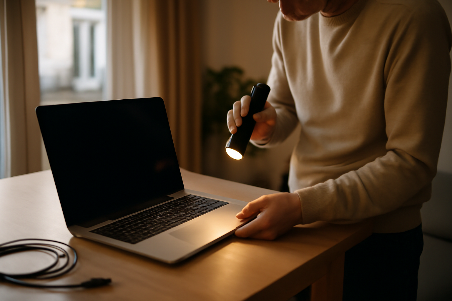 mon pc ne s'allume plus du jour au lendemain : vérifier l’alimentation et les voyants
