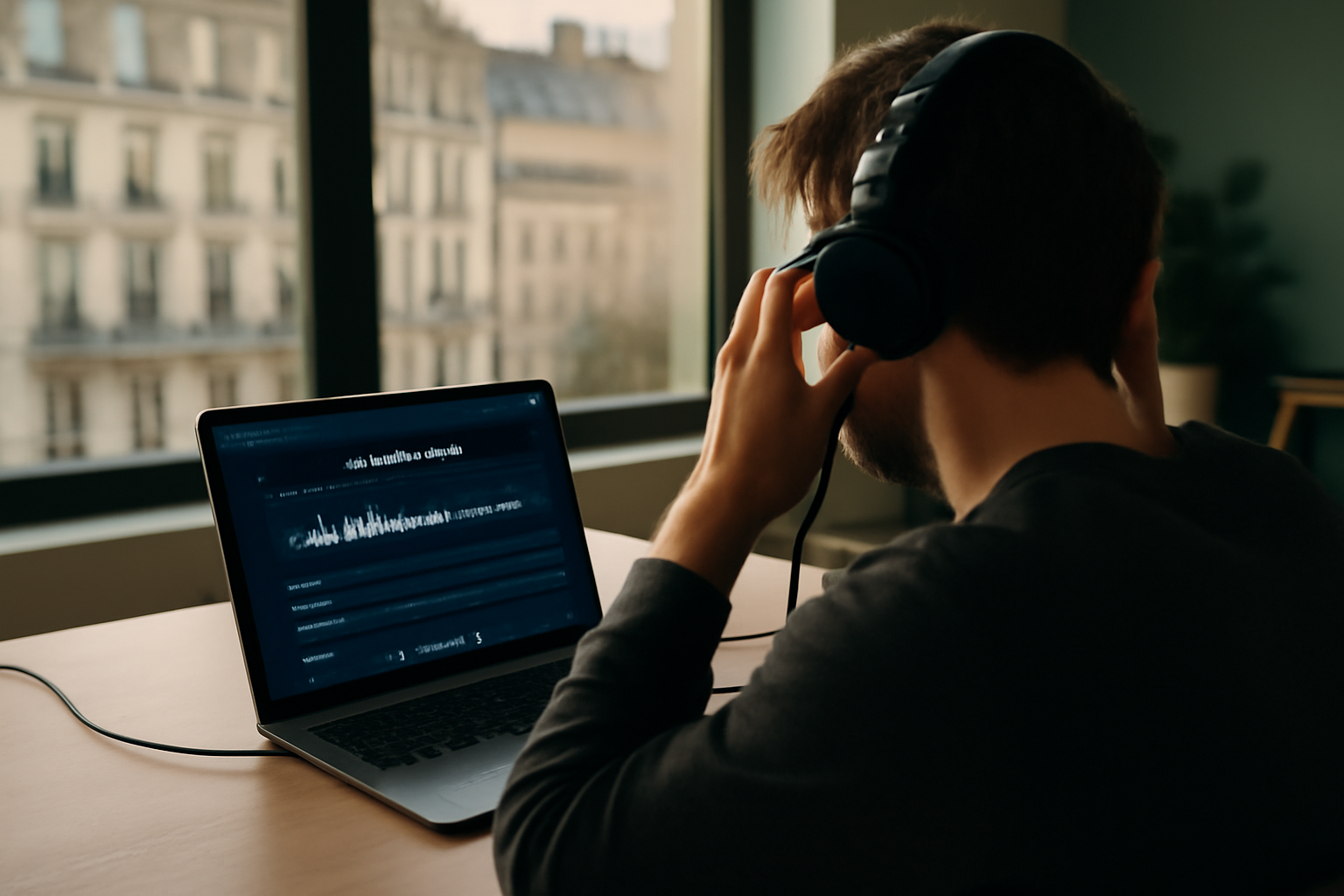 boomy, création de musique IA sur écran avec interface web