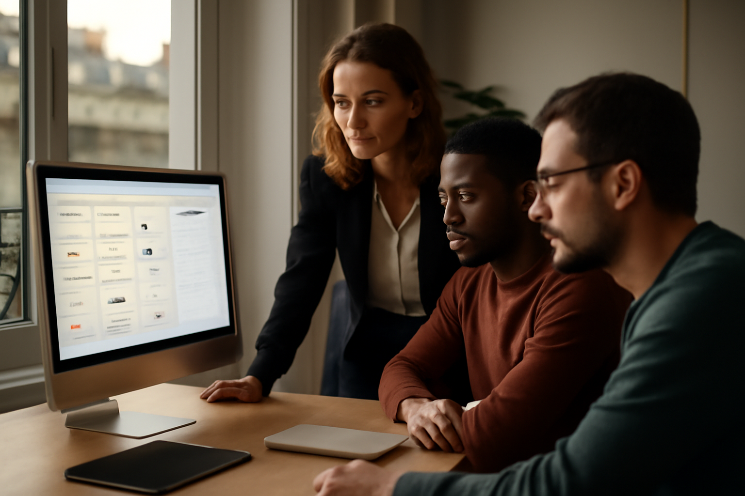 crowdsourcing : foule participant à un projet en ligne sur une plateforme web
