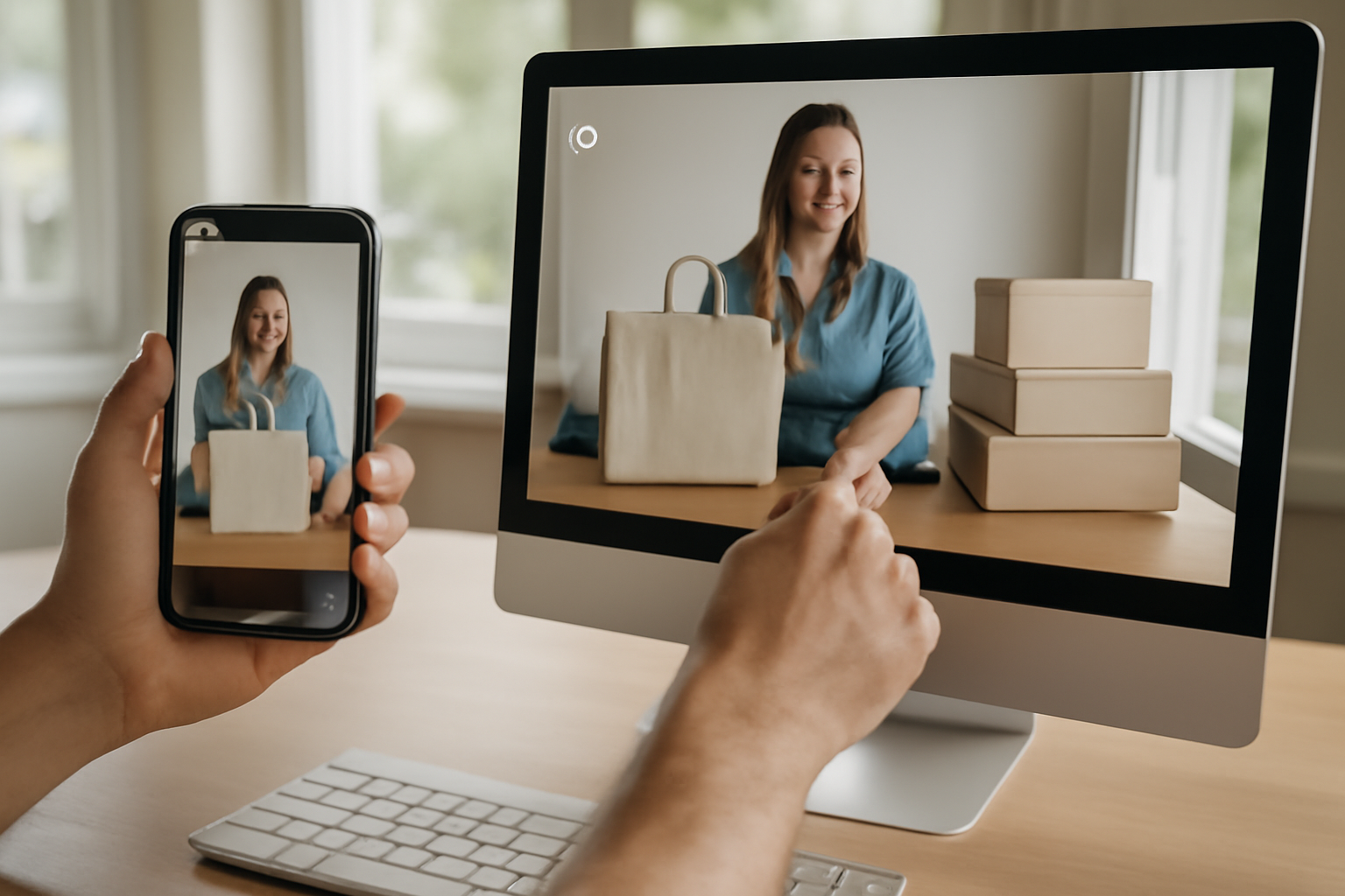 invideo export multi-formats 9:16 et 16:9 pour une campagne marketing