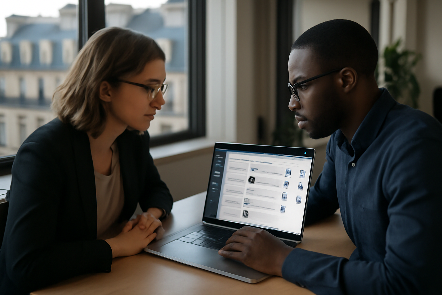 À quel GAFAM appartient LinkedIn : logo LinkedIn et environnement Microsoft sur écran, scène photo réaliste