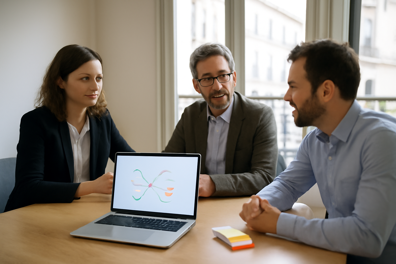 mindmeister software sur un ordinateur en entreprise